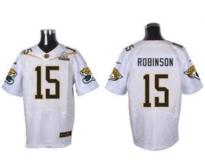 Nike Jaguars #15 Allen Robinson White 2016 Pro Bowl Men's Stitched NFL Elite Jersey