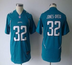 Nike Jaguars #32 Maurice Jones-Drew Teal Green Team Color Youth NFL Game Jersey