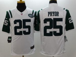 Nike Jets #25 Calvin Pryor White Men's Stitched NFL Limited Jersey