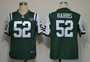 Nike Jets #52 David Harris Green Team Color Men's Embroidered NFL Game Jersey