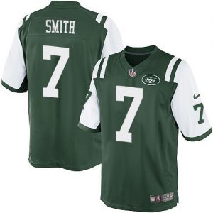 Nike Jets #7 Geno Smith Green Team Color Men's Embroidered NFL Limited Jersey