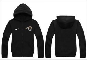 Nike Los Angeles Rams Authentic Logo Hoodie Black