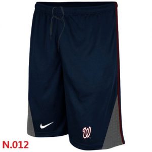 Nike MLB Washington Nationals Performance Training Shorts Dark Blue