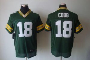 Nike Packers #18 Randall Cobb Green Team Color Men's Embroidered NFL Elite Jersey