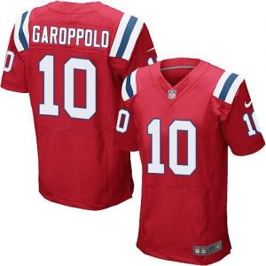 Nike Patriots #10 Jimmy Garoppolo Red Alternate Men's Stitched NFL Elite Jersey