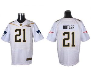 Nike Patriots #21 Malcolm Butler White 2016 Pro Bowl Men's Stitched NFL Elite Jersey