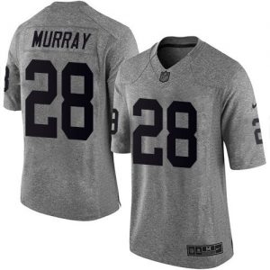 Nike Raiders #28 Latavius Murray Gray Men's Stitched NFL Limited Gridiron Gray Jersey