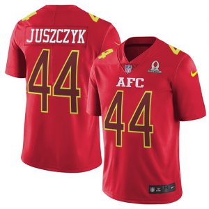 Nike Ravens #44 Kyle Juszczyk Red Men's Stitched NFL Limited AFC 2017 Pro Bowl Jersey