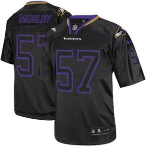 Nike Ravens #57 C.J. Mosley Lights Out Black Men's Stitched NFL Elite Jersey