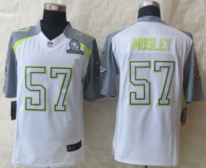 Nike Ravens #57 C.J. Mosley White Pro Bowl Men's Stitched NFL Elite Team Carter Jersey