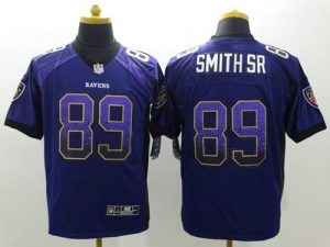 Nike Ravens #89 Steve Smith Sr Purple Team Color Men's Stitched NFL Elite Drift Fashion Jersey