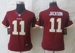 Nike Redskins #11 DeSean Jackson Burgundy Red Team Color Women's Stitched NFL Limited Jersey