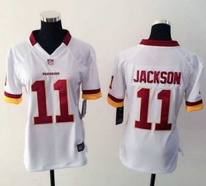 Nike Redskins #11 DeSean Jackson White Women's Stitched NFL Elite Jersey