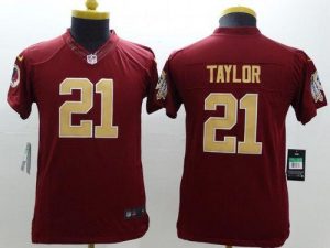 Nike Redskins #21 Sean Taylor Burgundy Red Alternate Youth Stitched NFL Limited Jersey