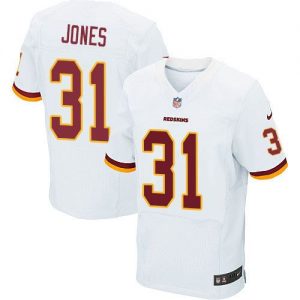 Nike Redskins #31 Matt Jones White Men's Stitched NFL Elite Jersey