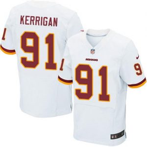 Nike Redskins #91 Ryan Kerrigan White Men's Stitched NFL New Elite Jersey