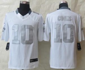 Nike Saints #10 Brandin Cooks White Men's Stitched NFL Limited Platinum Jersey