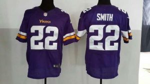 Nike Vikings #22 Harrison Smith Purple Team Color Men's Embroidered NFL Elite Jersey