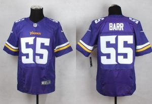 Nike Vikings #55 Anthony Barr Purple Team Color Men's Stitched NFL Elite Jersey