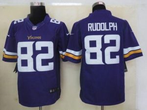 Nike Vikings #82 Kyle Rudolph Purple Team Color Men's Embroidered NFL Limited Jersey