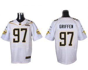 Nike Vikings #97 Everson Griffen White 2016 Pro Bowl Men's Stitched NFL Elite Jersey