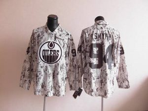 Oilers #94 Ryan Smyth Camouflage Embroidered NHL Jersey