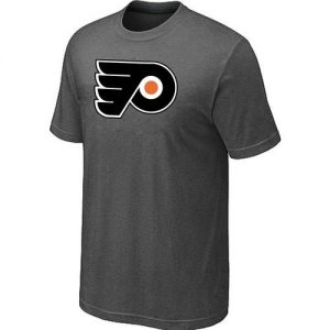 Philadelphia Flyers Big & Tall Logo Crow Grey NHL T-Shirts