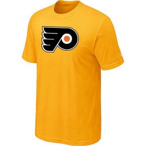 Philadelphia Flyers Big & Tall Logo Yellow NHL T-Shirts