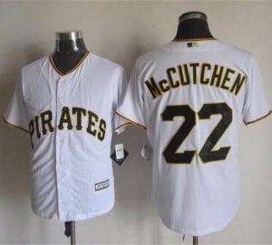 Pirates #22 Andrew McCutchen White New Cool Base Stitched MLB Jersey