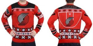 Portland Trail Blazers Men's NBA Ugly Sweater