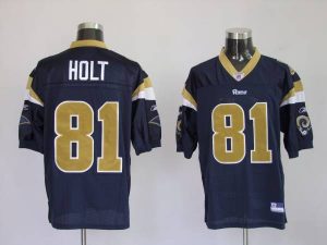 Rams #81 Torry Holt Stitched Blue NFL Jersey