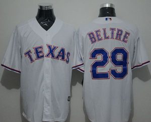 Rangers #29 Adrian Beltre White New Cool Base Stitched MLB Jersey