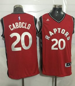 Raptors #20 Bruno Caboclo Red Stitched NBA Jersey