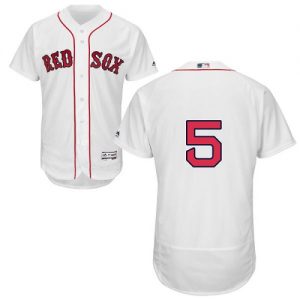 Red Sox #5 Allen Craig White Flexbase Authentic Collection Stitched MLB Jersey