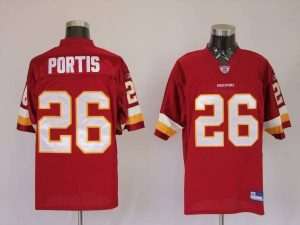 Redskins #26 Clinton Portis Stitched Red NFL Jersey