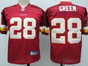 Redskins #28 Darrell Green Stitched Red NFL Jersey