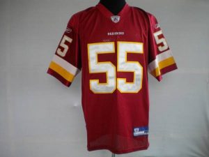 Redskins #55 Jason Taylor Stitched Red NFL Jersey