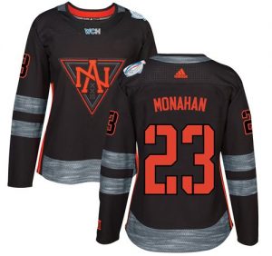 Team North America #23 Sean Monahan Black 2016 World Cup Women's Stitched NHL Jersey