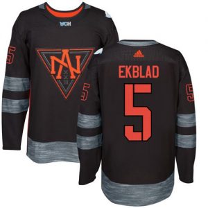 Team North America #5 Aaron Ekblad Black 2016 World Cup Stitched NHL Jersey