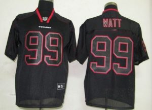 Texans #99 J.J.Watt Lights Out Black Stitched NFL Jersey