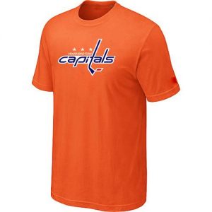 Washington Capitals Big & Tall Logo Orange NHL T-Shirts