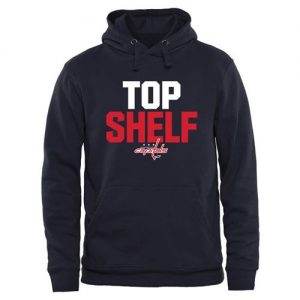 Washington Capitals Top Shelf Pullover Hoodie Navy