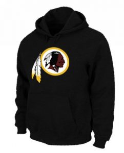 Washington Redskins Logo Pullover Hoodie Black