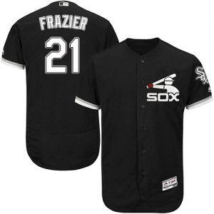 White Sox #21 Todd Frazier Black Flexbase Authentic Collection Stitched MLB Jersey