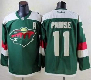 Wild #11 Zach Parise Green 2016 Stadium Series Stitched NHL Jersey