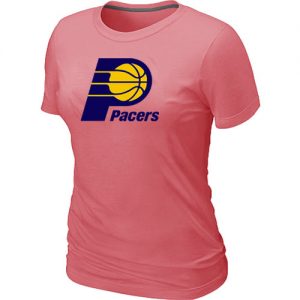 Women's NBA Indiana Pacers Big & Tall Primary Logo T-Shirt Pink