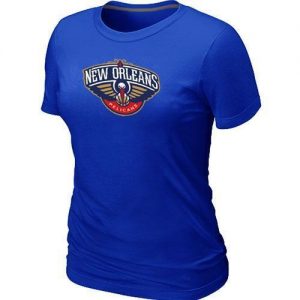 Women's New Orleans Pelicans Big & Tall Primary Logo T-Shirt Blue