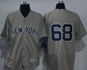 Yankees #68 Dellin Betances Grey Flexbase Authentic Collection Stitched MLB Jersey