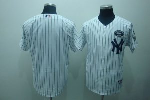 Yankees White Blank GMS The Boss Stitched MLB Jersey