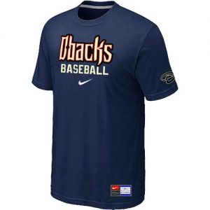 Arizona Diamondbacks Nike Short Sleeve Practice MLB T-Shirts Midnight Blue